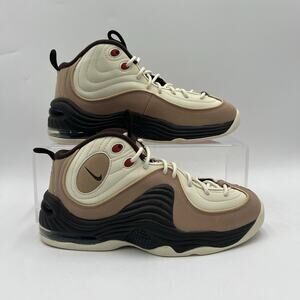 Mens Size 8 Nike Air Penny 2 Coconut Milk Baroque Brown Sneakers FB8885 100